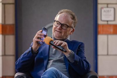 Frank Plasberg beim Bornheimer Ortsgespr?ch - 29.01.2025-stock-foto