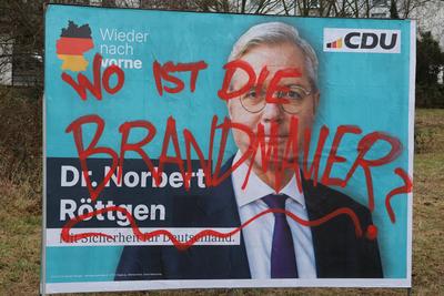 Themenfoto: Politik, Wahl, Wahlplakat zur Bundestagswahl 2025, 29.01.2025-stock-photo