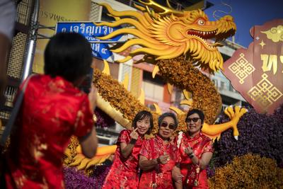 Chinese New Year in Bangkok, Thailand-stock-photo