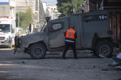 Israeli forces' raids and attacks continue in Jenin, West Bank-stock-foto