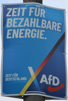 Themenfoto: Politik, Wahl, Wahlplakat zur Bundestagswahl 2025, 29.01.2025-stock-foto