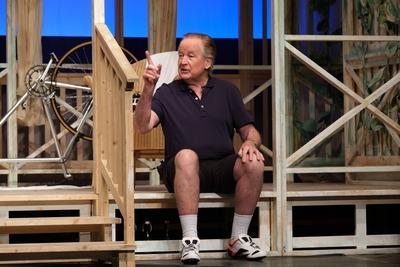 Hamburg Max Schautzer Kerle im Herbst Fotoprobe im Theater Kom?die Winterhuder F?hrhaus in Hamburg am 24.4.2019 Drei r?-stock-photo