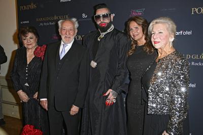 Theophana Prinzessin von Sachsen, Dieter Hallervorden, Harald Gl??ckler, Christiane Zander, Jutta Prinzessin von Preussen-stock-photo