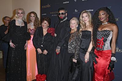 Theresia Fischer, Christina Grass, Theophana Prinzessin von Sachsen, Harald Gl??ckler, Jutta Prinzessin von Preussen, Michelle Monballijn, Samira Diasso-stock-photo