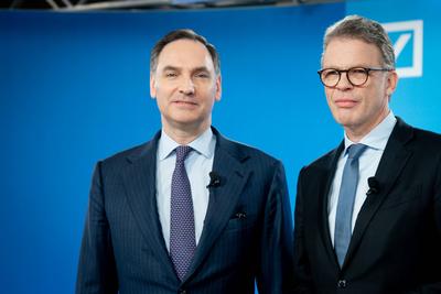 Deutsche Bank Jahresmedienkonferenz 2025-stock-foto