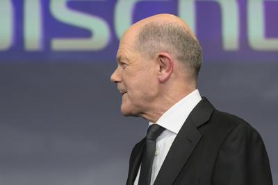 GER, Berlin, TV, maischberger, Scholz, 29.01.2025,-stock-photo