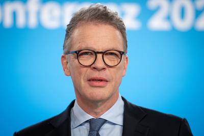 Deutsche Bank Jahresmedienkonferenz 2025-stock-foto
