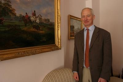 Sparbach Austria 29 04 2005 F?rst Hans Adam II von und zu Liechtenstein er?ffnet Naturpark Spa-stock-foto