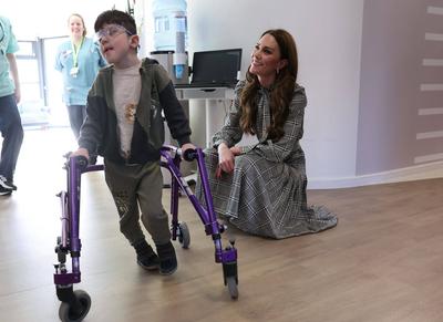 Kate Middleton in South Wales-stock-photo