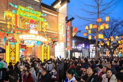 Confucius Temple Tour in Nanjing-stock-photo