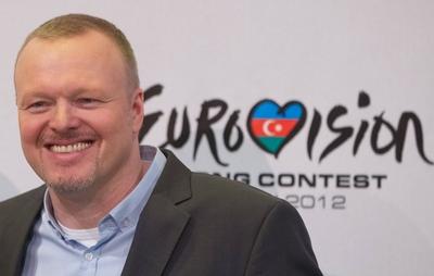 09.01.2012 K?ln, Deutschland, Pressekonferenz des NDR und Pro 7 zu Unser Star von Baku , Stefan Raab ?-stock-foto