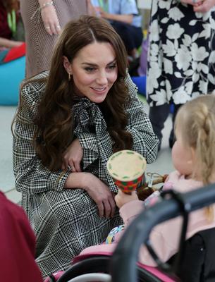 Kate Middleton in South Wales-stock-photo