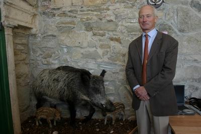 Sparbach Austria 29 04 2005 F?rst Hans Adam II von und zu Liechtenstein er?ffnet Naturpark Spa-stock-foto