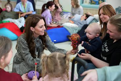 Kate Middleton in South Wales-stock-photo