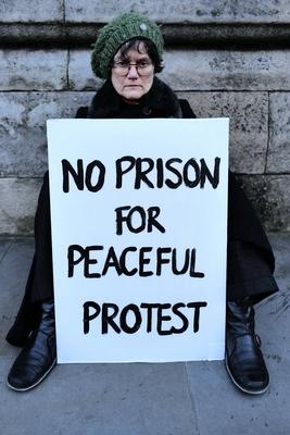 Free Political Prisoners Protest in London-stock-photo