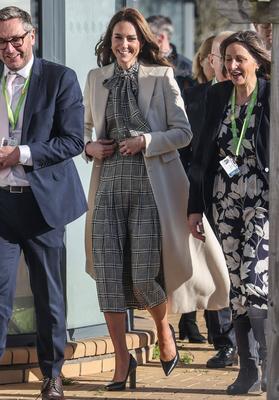 Kate Middleton in South Wales-stock-photo
