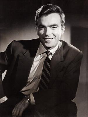 Erik Schumann, deutscher Schauspieler und Synchronsprecher, Deutschland um 1955. German actor Erik Schumann, Germany aro-stock-foto