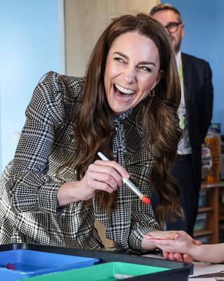 Kate Middleton in South Wales-stock-photo