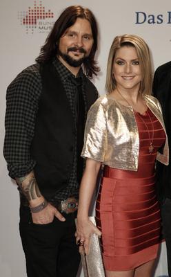 Jeanette Biedermann mit Freund J?rg Weisselberg / Deutscher Musikpreis ECHO 2012 am 22. M?rz in der Messe Berlin / *** J-stock-foto