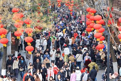 Confucius Temple Tour in Nanjing-stock-photo