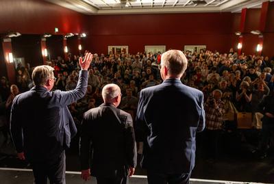Mission Silberlocke-stock-foto