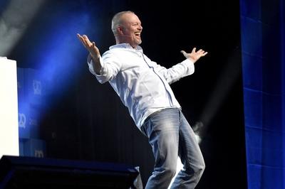 Stefan Raab beim Founders Festival Bits & Pretzels im ICM. M?nchen, 24.09.2017 Foto:xP.xSch?nbergerx/xFuturexImage-stock-foto