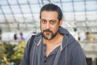 Leipziger Buchmesse 2019 Schriftsteller Abbas Khider am 21 03 2019 auf der Leipziger Buchmesse 20-stock-foto