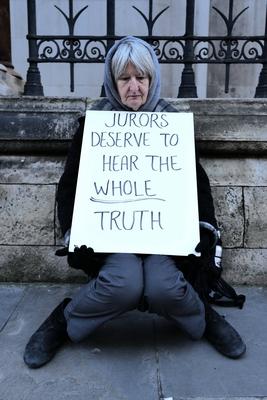 Free Political Prisoners Protest in London-stock-photo