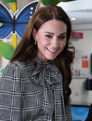 Kate Middleton in South Wales-stock-photo
