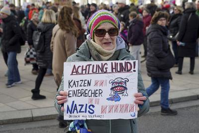 Anti AFD Demo-stock-foto