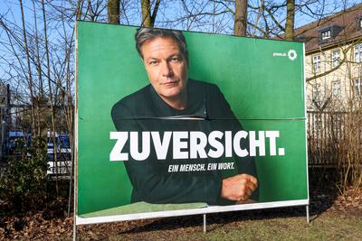 Bundestagswahlkampf 2025 /-stock-foto