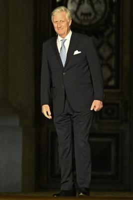 Consultations of King Philippe with informeur Bart De Wever 31/01/2025-stock-foto
