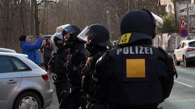 Aktivisten besetzen CDU-B?ro in Hannover-stock-foto