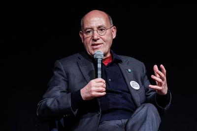 Politik, Mission Silberlocke, Wahlkampf Die Linke; Dietmar Bartsch, Gregor Gysi und Bodo Ramelow in Erfurt-stock-foto