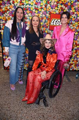 Natascha Ochsenknecht, Regina Halmich, Kristina Vogel, Marlene Lufen - MARINA HOERMANSEDER FASHION SHOW w?hrend der Berl-stock-foto
