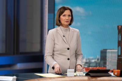 Wahl zum Abgeordnetenhaus von Berlin, Bettina Schausten, ZDF Wahl zum Abgeordnetenhaus von Berlin, Bettina Schausten, ZD-stock-photo