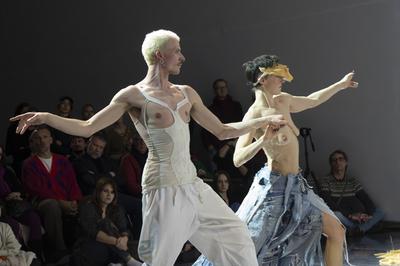 Muenchen, Haus der Kunst, Echoes, Plot Twist, Layton Lachman, Samuel Hertz, Dan Immanuel Roth & Arta de Mi. In the Shado-stock-photo