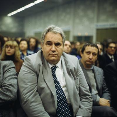 Orte und Ereignisse im Jahr 1977-80 Ruhrgebiet. Heinz Kluncker ( ?TV-Vors.) bei einer DGB-Konfrenz ca 1979-80 NRW *** Pl-stock-photo