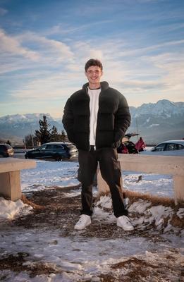 AUT, Unterwegs in Salzburg, Reportage, WM 2025, Saalbach, WM-Song, Fototermin-stock-foto