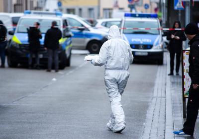 20.02.2020, xpsx, Lokal Hanau Bluttat in Hanau, Bluttat, Terror, Schiesserei, Mord, Tot , Gedenkfeier, Tobias R, Terror-stock-foto