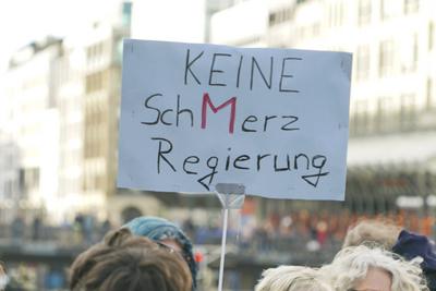 Anti AFD Demo-stock-foto