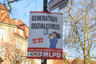 Bundestagswahlkampf 2025 /-stock-photo