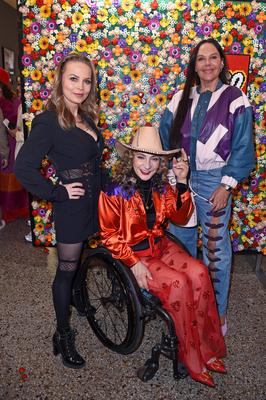 Regina Halmich, Kristina Vogel, Natascha Ochsenknecht - MARINA HOERMANSEDER FASHION SHOW w?hrend der Berlin Fashion Week-stock-foto