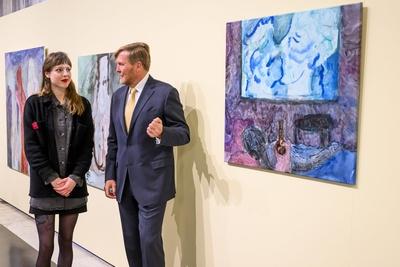 King presents Royal Award for Free Painting 2025, Amsterdam, The Netherlands-stock-foto
