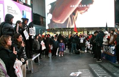 ?hope for justice? protest by burmese for myanmar.-stock-foto
