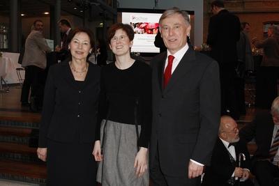 Eva Luise Koehler und Tochter Ulrike und Bundespr??sident a.D. Horst Koehler bei der Veranstalltung - Eva Luise Koehler-stock-foto