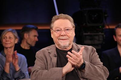 J?rgen von der Lippe, Entertainer und Autor, zu Gast in der NDR Talk Show, Fototermin am 31.1.2025 im Fernsehstudio Hamb-stock-foto
