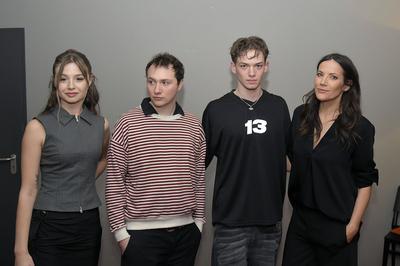 Flora Li Thiemann, Michelangelo Fortuzzi, Lennox Halm, Bettina Zimmermann-stock-photo