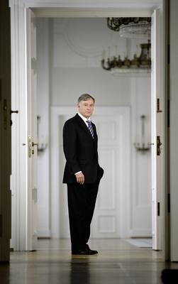 Horst KOEHLER Bundespraesident im Schloss Bellevue Berlin Deutschland Horst KOEHLER Fede-stock-foto