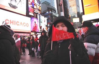 ?hope for justice? protest by burmese for myanmar.-stock-foto